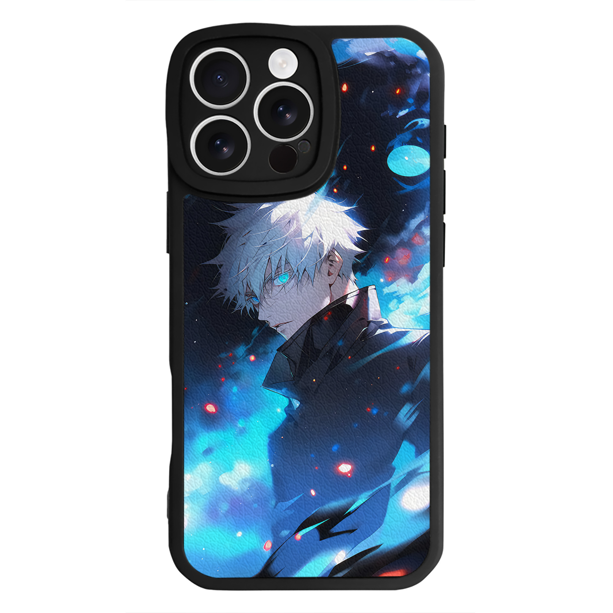 （画像用） 呪術廻戦 Jujutsu Kaisen 【iPhone 16シリーズ対応】シリコンスマホケース（レザー調） 材質：シリコン